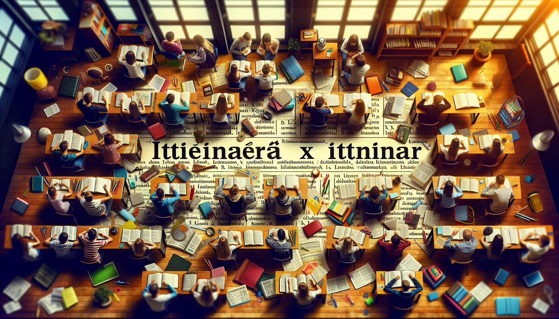 Itinerář x ityněřar: Pravopis a správné použití slova