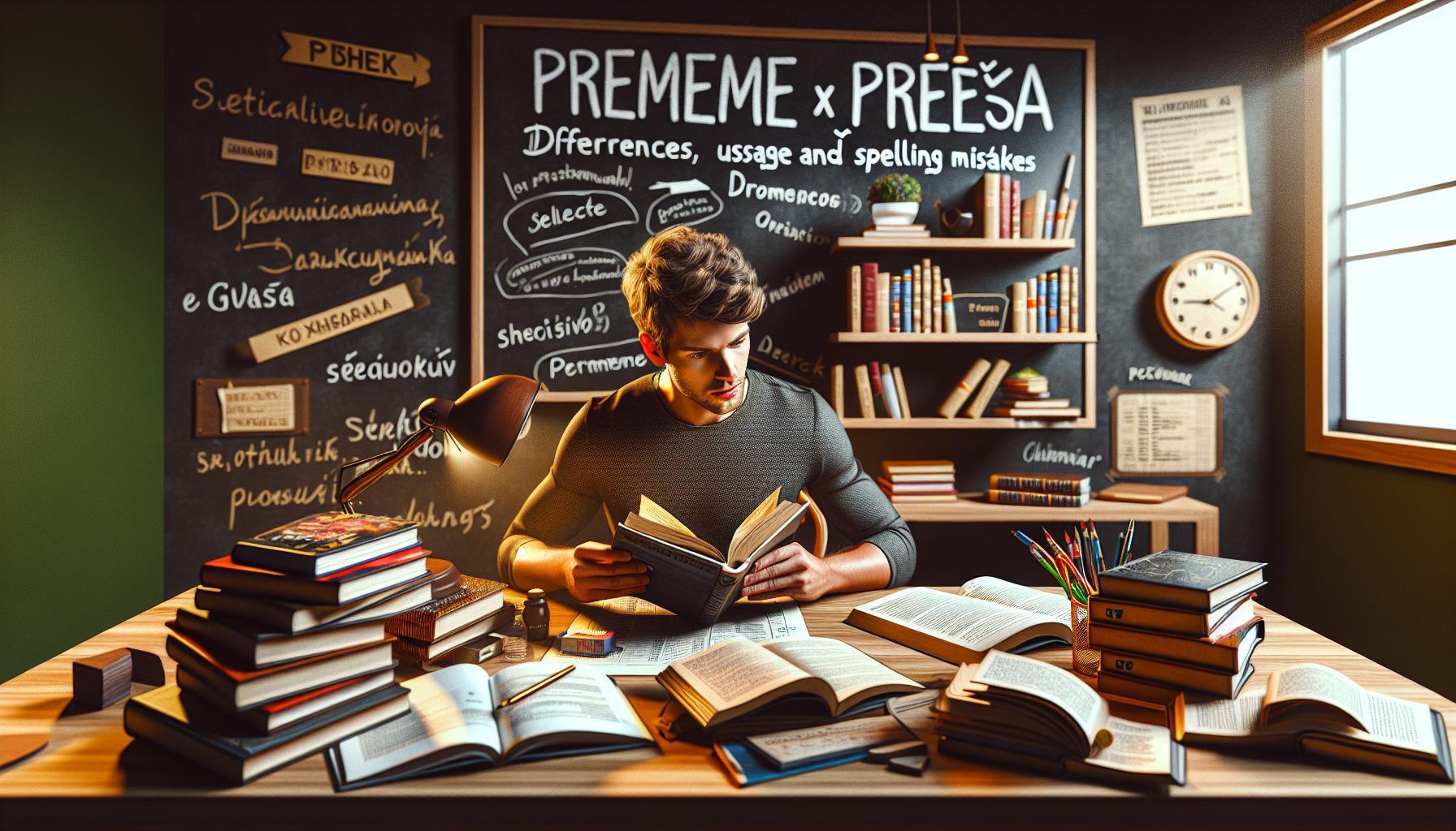 Premisa x přemýsa: Rozdíly, použití a pravopisné chyby