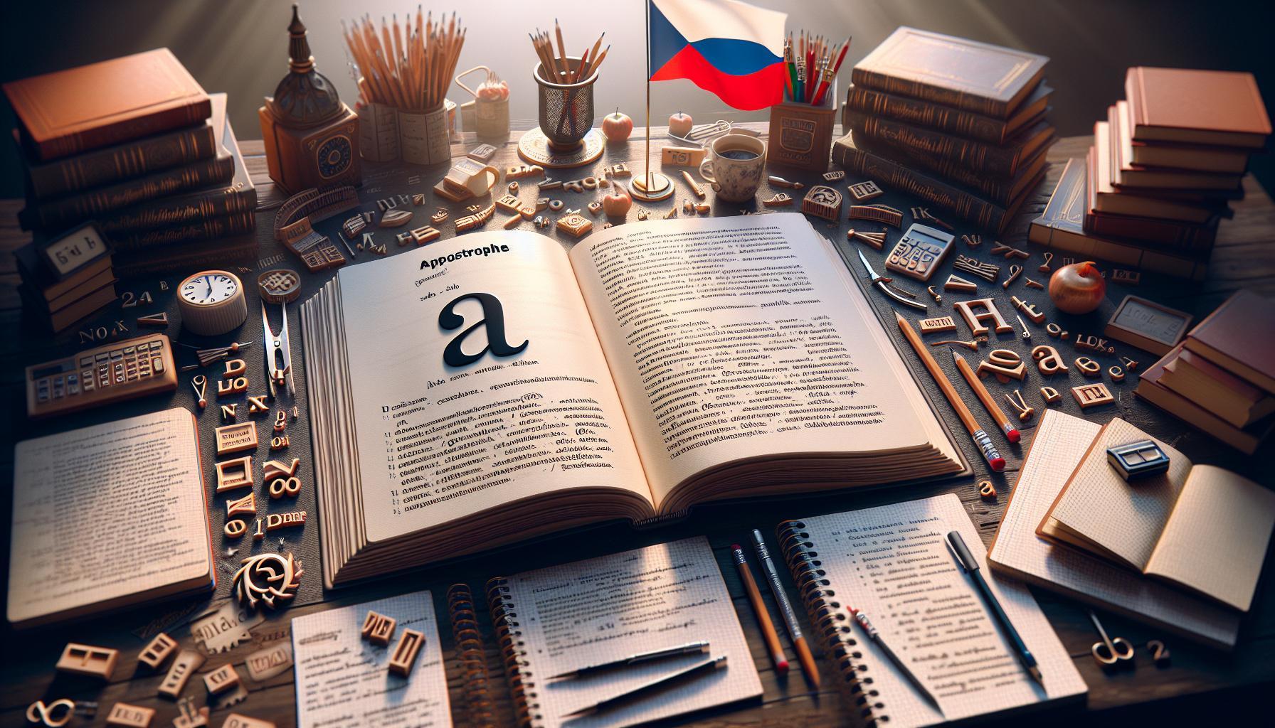 Apostrofa: Naučte se, co znamená a proč se používá
