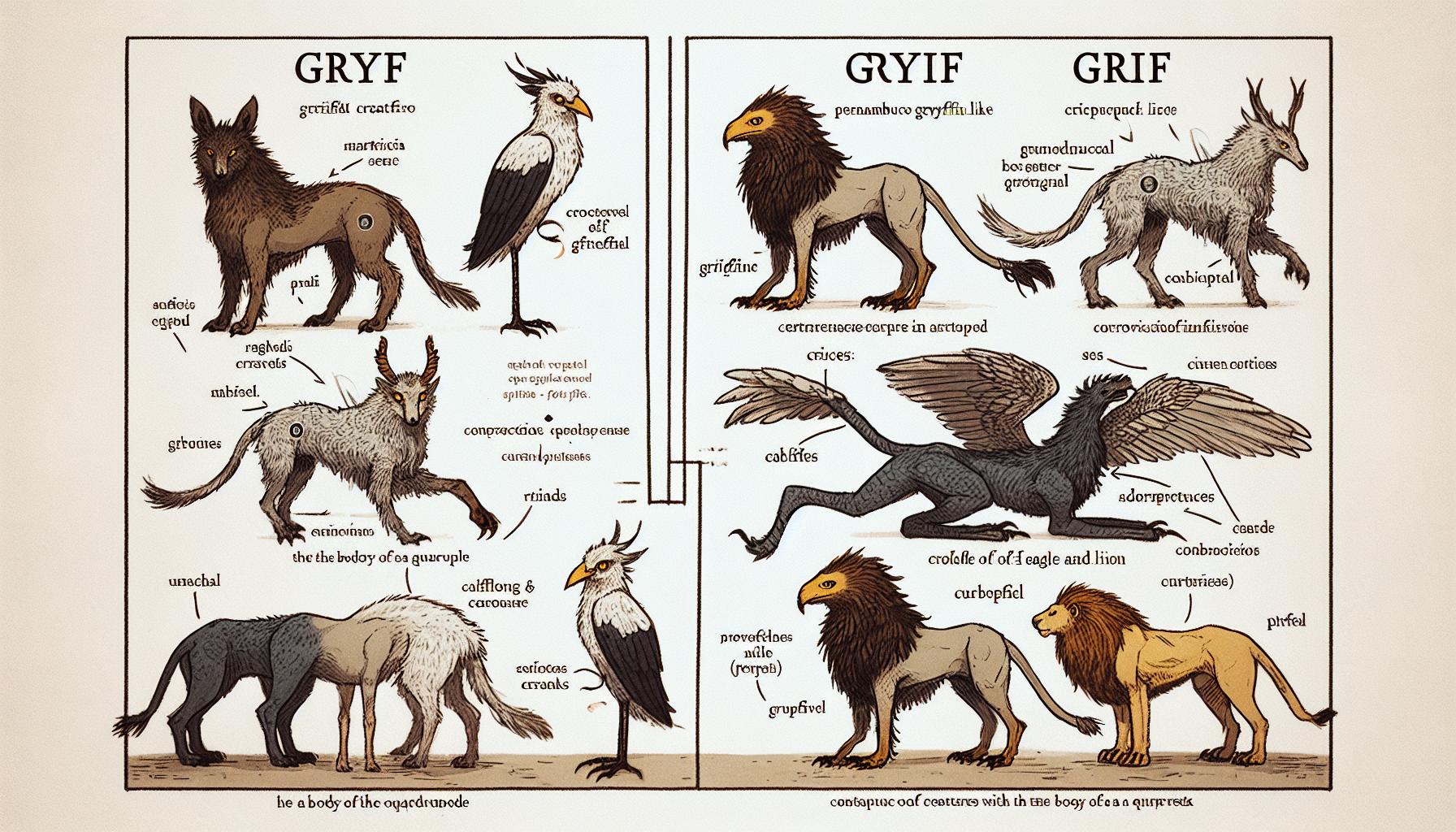Gryf versus grif: Jaký je rozdíl