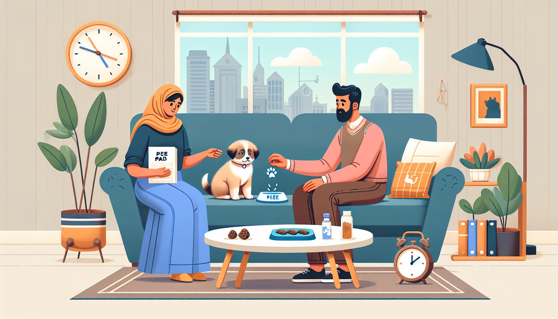 Jak správně začít trénink čůrání štěněte